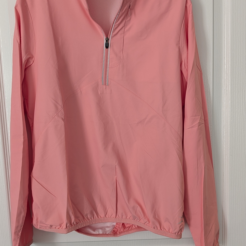Danskin Women's Coral 1/4 Zip Windbreaker -size Medium 8/10 NWOT